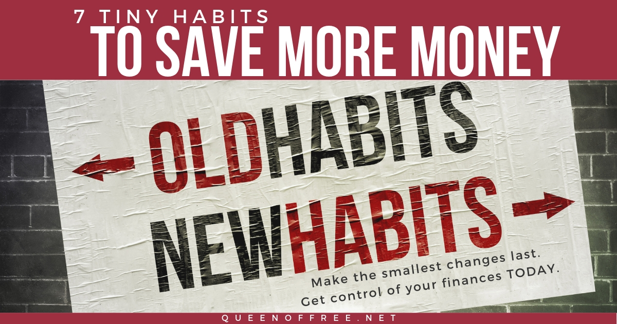 These small habits are SO easy and consistently help you save MORE money without fuss. Start TODAY and be amazed at what you can do.