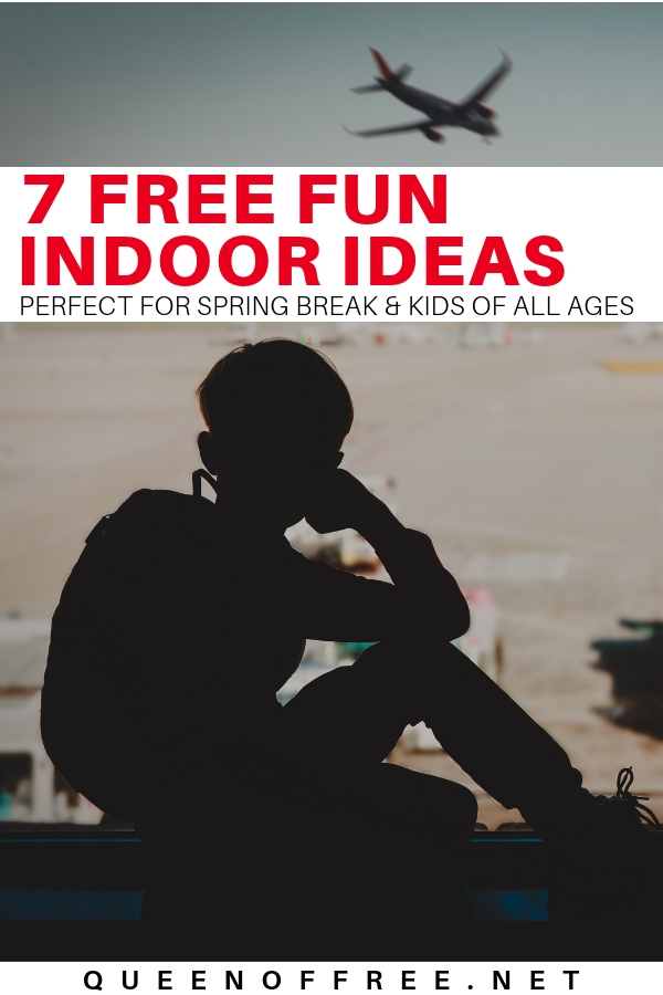 Check out these amazing FREE indoor kids' activity ideas, STAT - perfect for rainy days, spring break, cold weather, & more!