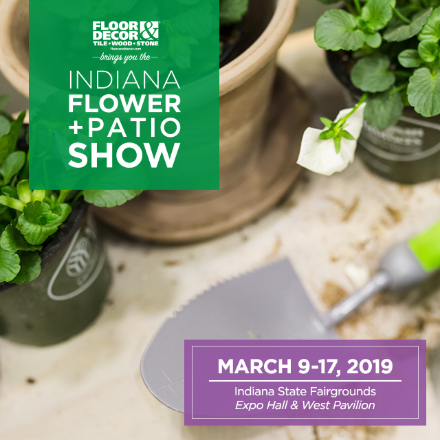 Get an EXCLUSIVE $4 off Coupon for this year's Indiana Flower and Patio Show!