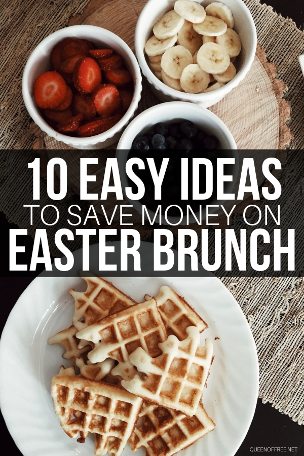 Celebrate Easter without overspending this year! These yummy Easter Brunch Ideas will keep bellies happy and wallets full, too.