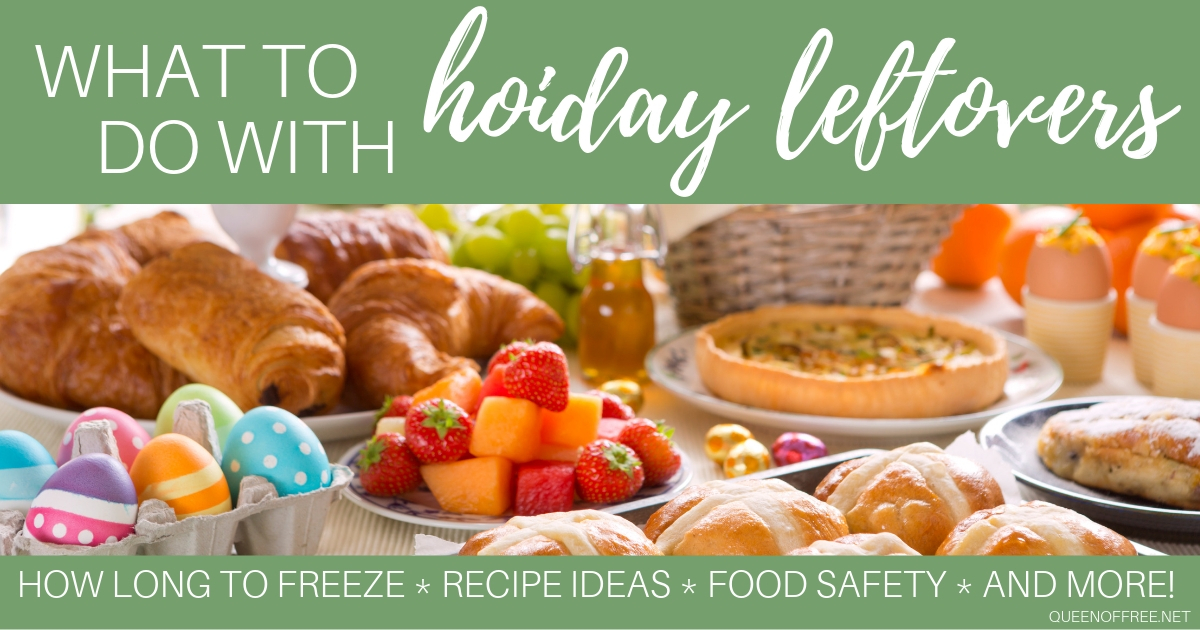 Do you know how long to keep your holiday leftovers around? Check out this post for what to freeze, how, and even recipe ideas!