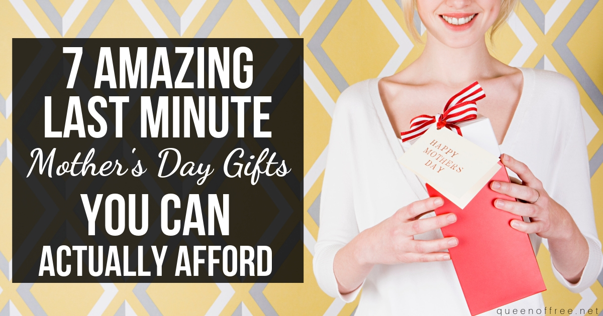 What mom wants this year isn't really that expensive. These last mintue Mother's Day gift ideas will knock her socks off.