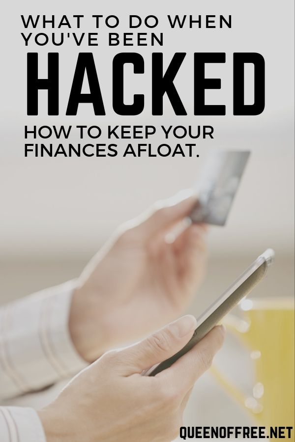 Keep your cash safe! Find out how to protect yourself from being hacked AND how to keep your finances afloat if it does happen.