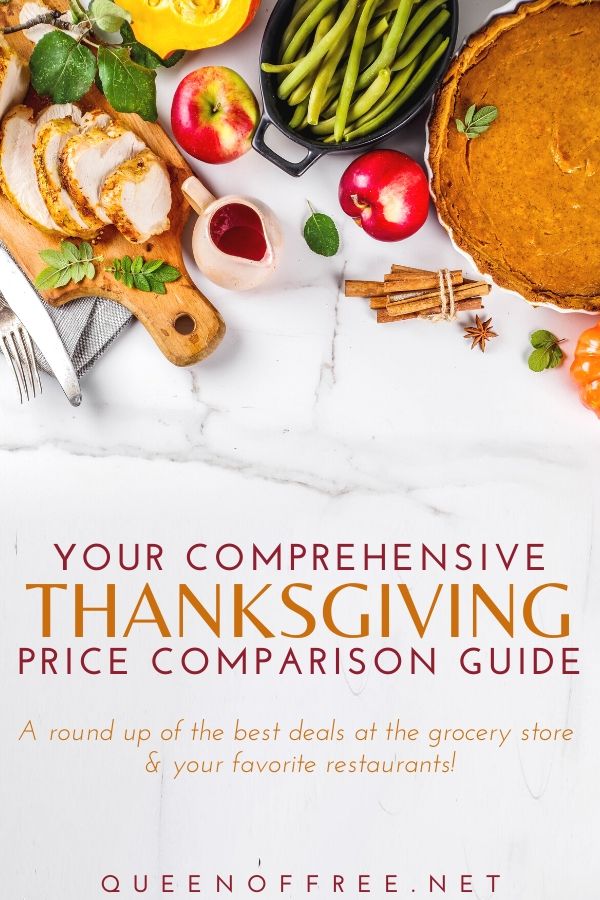 Thanksgiving Price Comparison Round Up You Can T Miss Queen Of Free
