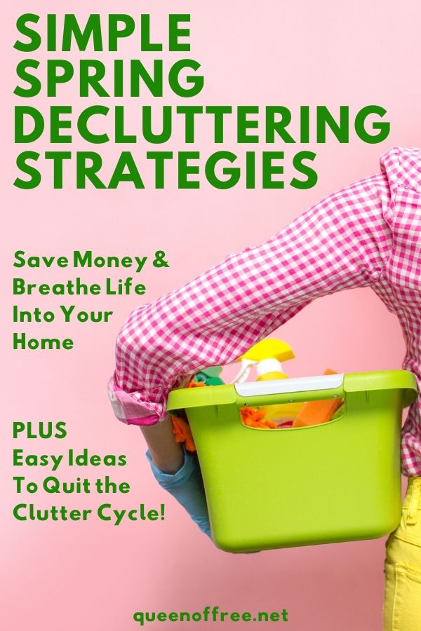 Did you know clutter costs you?! There's no time like the present to put these EASY Spring Decluttering practices into place. 