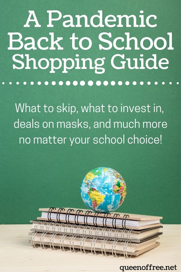 Where to find deals on masks, what you should buy and skip - no matter your school choice in this Pandemic Back to School Shopping Guide!
