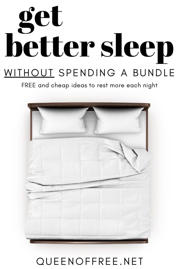 You don't need to buy a new mattress! Get better sleep tonight with these cheap and FREE ideas to give you a good night's rest.