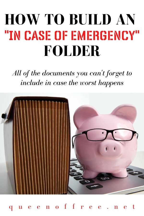 Job loss, death, hospitalizations, diagnoses, and more - emergencies happeen. What you need in an In Case of Emergency Folder!