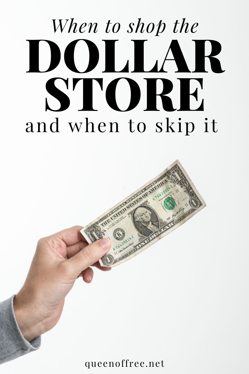 Is it really a deal if it's only a buck? Find out when to shop the Dollar Store or Dollar Section and when you should skip it!