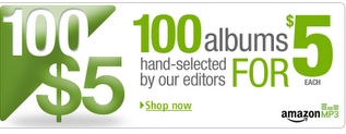 Act Quickly! $3 MP3 Credit on Amazon