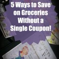 Check out these five easy ways to save on groceries without using a single coupon from @thequeenoffree