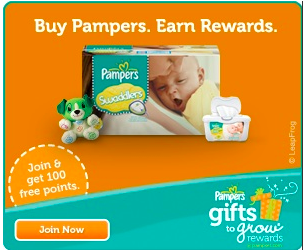 Reward Points: Pampers Gifts to Grow {5 Pts.}