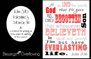 FREE Printable John 3:16 Valentine