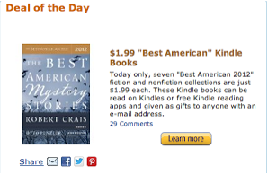 Amazon: Best American Books $1.99