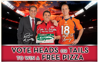 Possible FREE Papa John’s Pizza