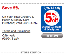 Meijer: mPerks 5% Off Coupon