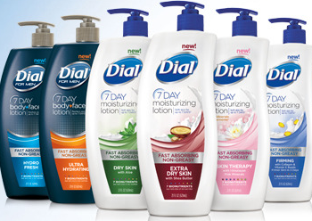 Dial 7 Day Moisturizing Lotion Samples