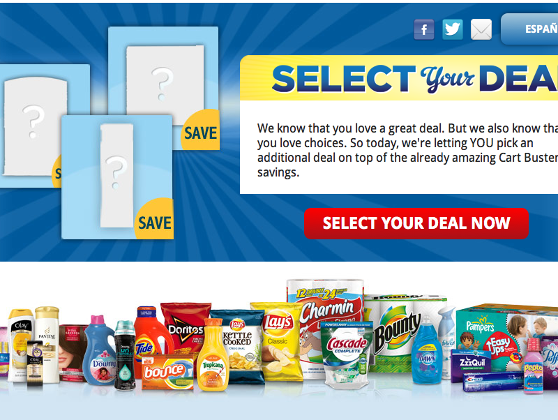 Kroger Cart Buster & Select A Deal Promotions!