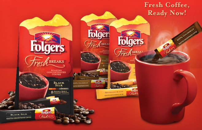 Royal Free Sample Alert: Folgers Fresh Breaks {Facebook}