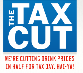 Tax Day Discount: 1/2 Price Drinks at Sonic