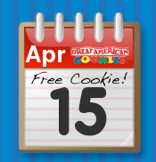 Tax Day Freebie: FREE Cookie at Great American Cookies