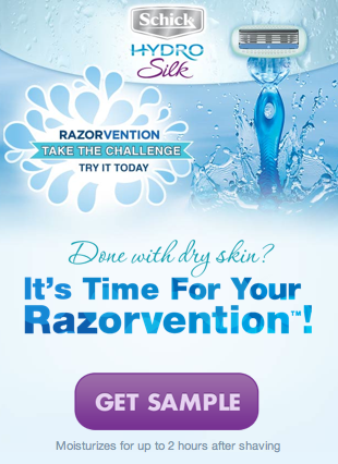 FREE Schick Hydro Silk Razor