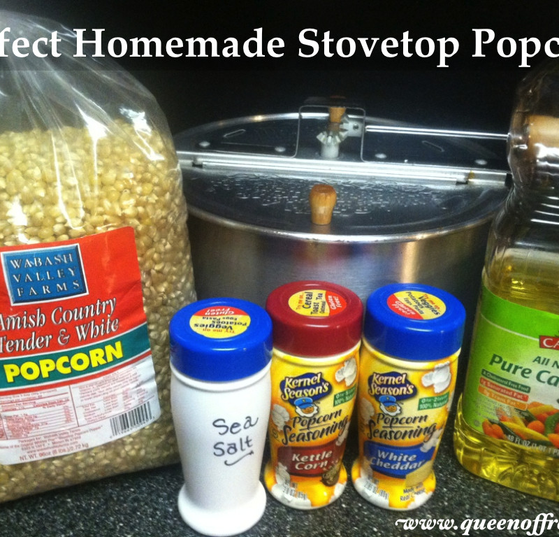 Make Perfect Stovetop Popcorn {VIDEO}