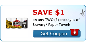 $1 off Brawny Paper Towels