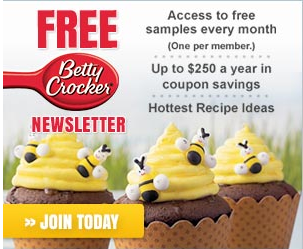 FREE Betty Crocker Coupons, Samples, & Recipes