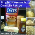 An easy, quick, and basic granola recipe