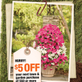 Save $5 off $50 at Home Depot