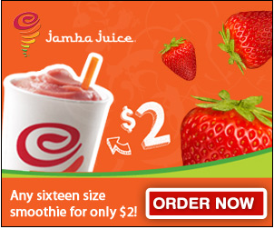 Jamba Juice for only $2