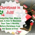 Get @thequeenoffree's best tips for planning ahead for Christmas!