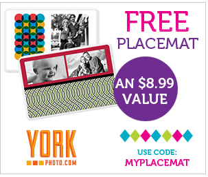 York Photo: FREE Personalized Placemat