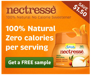 Royal Free Sample Alert: nectresse by Splenda