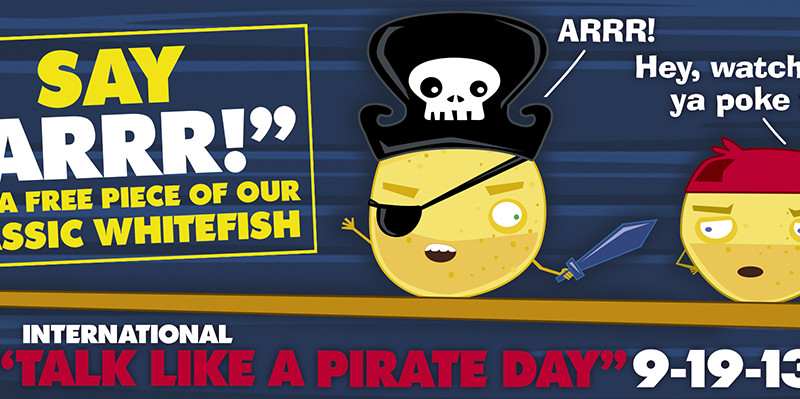 National Talk Like a Pirate Day Freebies!