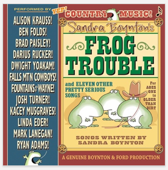 Get a FREE Download of Sandra Boyton's Frog Trouble from Noisetrade