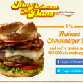 Snag 1 of 100,000 #FREE Cheeseburgers from Ruby Tuesday
