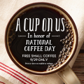 Celebrate National Coffee Day at Caribou Coffee with a FREE Small Coffee
