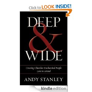 Amazon: Deep & Wide by Andy Stanley $2.99