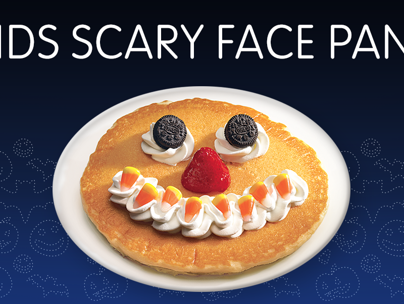 Halloween Freebies: FREE Kids’ Scary Face Pancake at IHOP