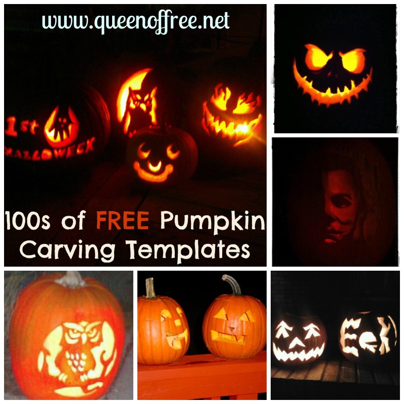 100s of Free Pumpkin Carving Patterns