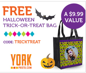 FREE Halloween Trick-or-Treat Bag from York Photo