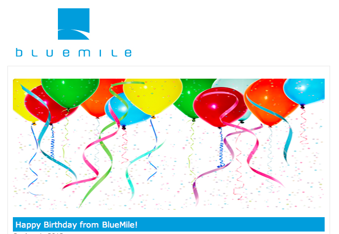 Birthday Freebie: $10 Off at BlueMile