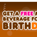 Get a FREE Medium Beverage from Dunkin' Donuts on Your Birthday & Lots of GREAT other Birthday Freebies, too!