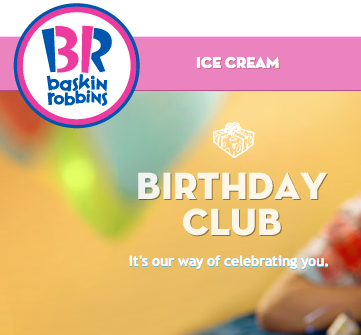 Birthday Freebie: FREE Ice Cream Cone From Baskin Robbins