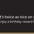 Get a free hand crafted beverage on your birthday from Starbucks or Teavana when you sign up for Starbucks Rewards