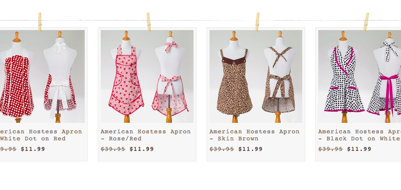 Belle Chic: Adorable Vintage Style Aprons $11.99 Shipped