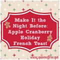 Make this delicious recipe up to 24 hours ahead of baking!