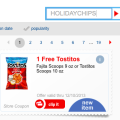 Clip a mPerks coupon Good for a FREE bag of Tostitos